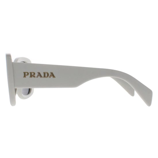 Prada Oval Womens Talc Dark Grey PRA08S