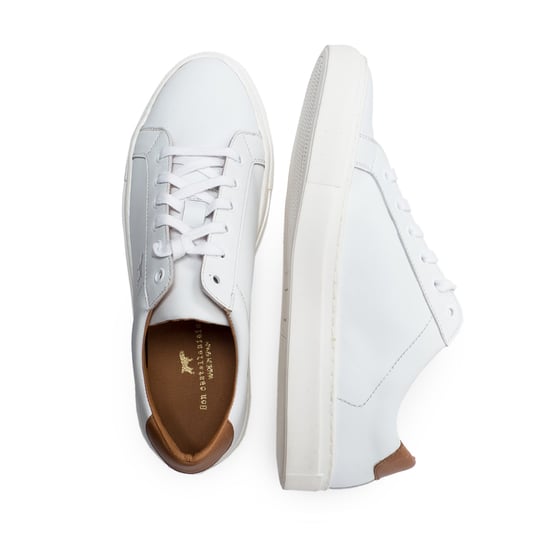 Men's Leather Sneakers in White