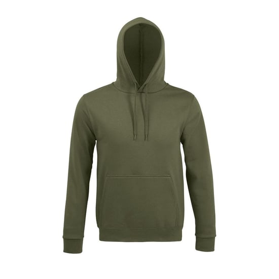 SOLS Snake Unisex Sweatshirt mit Kapuze (Dunkelgrün) - Image 1