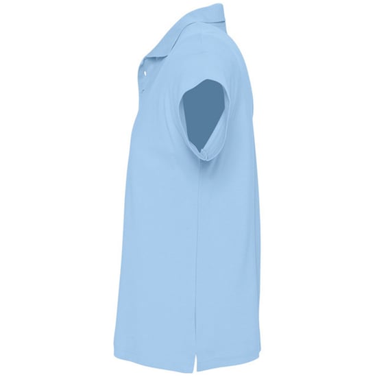 SOLS Herren Sommer II Pique Kurzarm-Poloshirt (Himmelblau) - Image 3