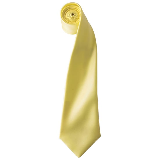 Premier - "Colours" Krawatte für Herren/Damen Unisex (Zitrone) - Image 1