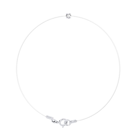 DIADEMA - Bracelet - Transparent Nylon - Real Diamond