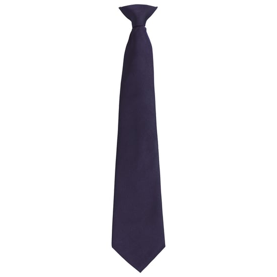 Premier - "Colours Fashion" Krawatte Zum Anklemmen für Herren/Damen Unisex (Marineblau) - Image 1