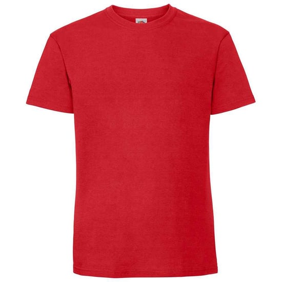 Fruit Of The Loom Herren Premium T-Shirt (Rot) - Image 1