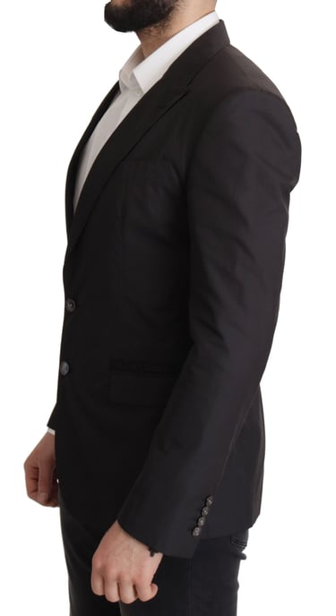 Dolce & Gabbana Schwarzer Einreiher TAORMINA Herrenblazer - Image 4