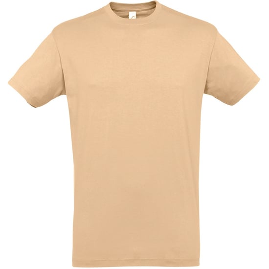 SOLS Herren Regent T-Shirt mit kurzen Ärmeln (Sand) - Image 1