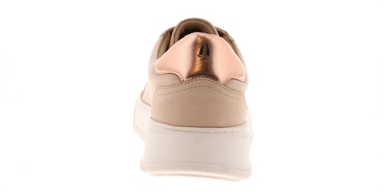 Hush Puppies Camille Leder Damen Sneaker In Rosa - Image 4