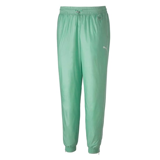 Puma Evide SS Nylon Mist Green Track Pants Womens Joggers 597426 32