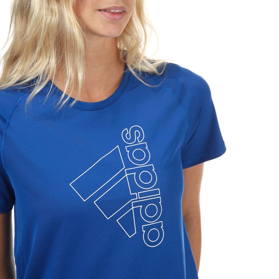 Women's adidas Badge Of Sport T-Shirt in royal white