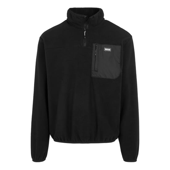 Regatta - "Frankie" Fleece-Oberteil mit halbem Reißverschluss für Herren (Schwarz) - Image 1
