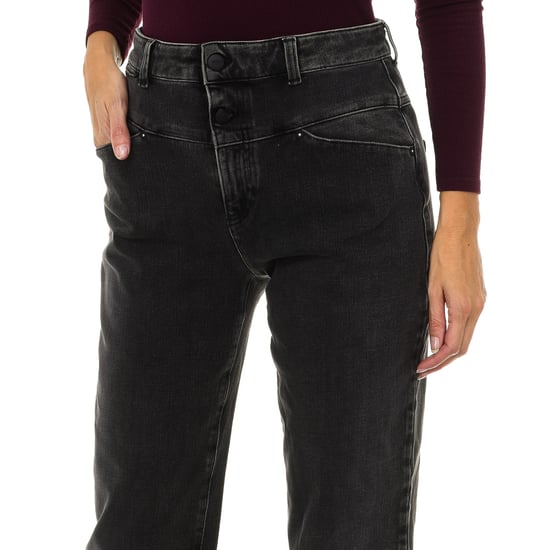Women's long stretch denim pants 6Y5J14-5D26Z