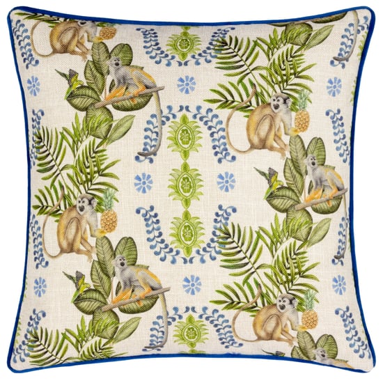 Wylder Valera Lagos Monkey Tropical Cushion Cover