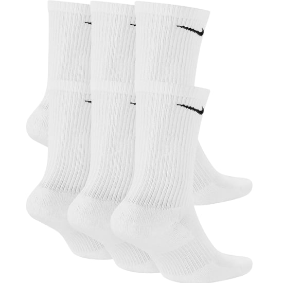 Nike Everyday Plus Cushioned Training Crew Socks (6 Pairs) White