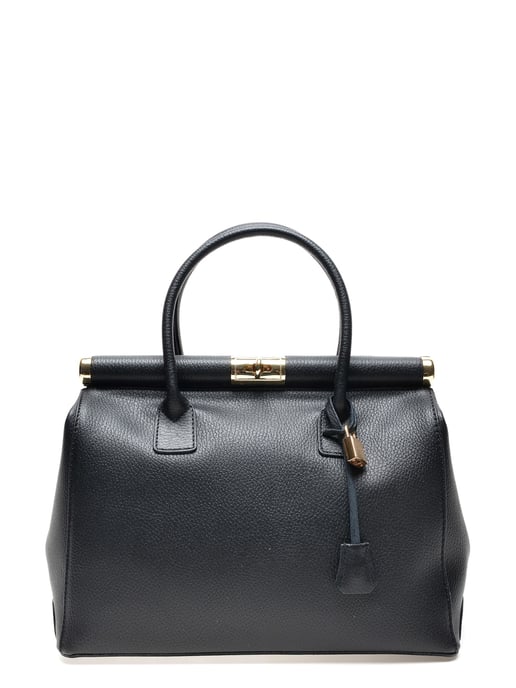 Renata Corsi SS22 RC 1754 Noir Cuir de vachette Sac - Image 1