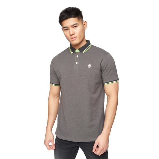 Crosshatch - "Britmane" Poloshirt für Herren (Grau) - Image 1