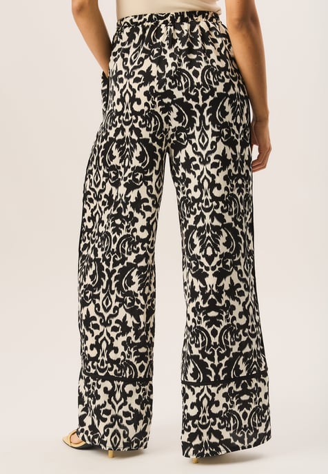 Hose mit weitem Bein und Ikat-Druck - Image 5