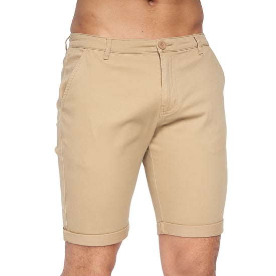 Crosshatch - "Sinwood" Shorts für Herren (Sand) - Image 1