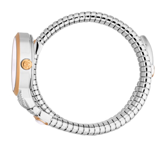 Roberto Cavalli Snake Women Stainless Steel Two toned Silver & Rose Gold watch