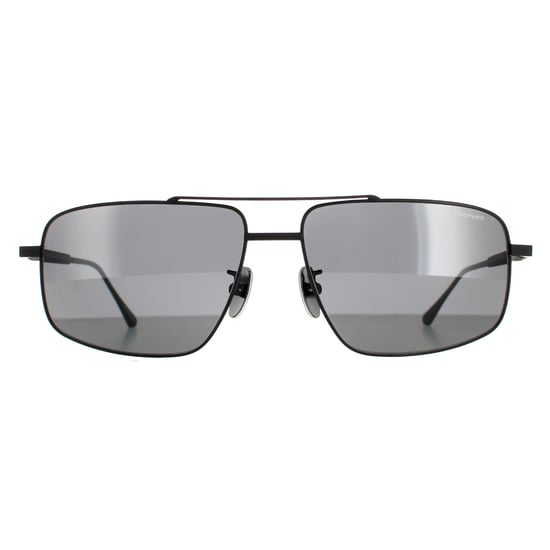 Chopard Aviator Mens Semi Matte Black Smoke Polarised SCHF21M