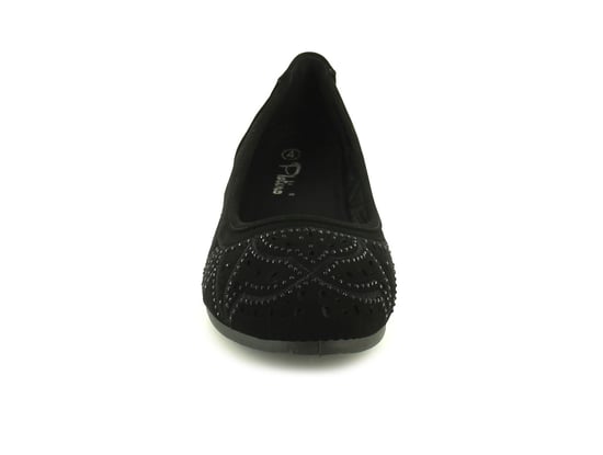 Platino Womens Shoes Wedges Tasha Slip On black