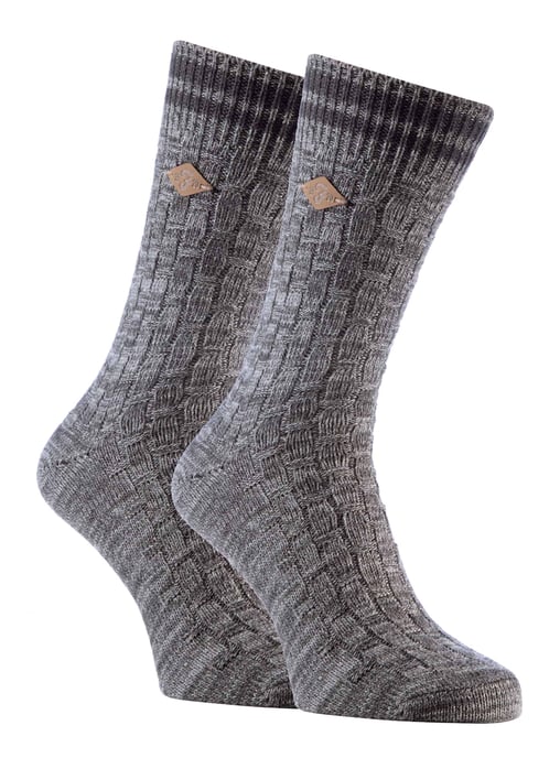 2 Pack Herren dicke Baumwolle klobig gestrickt formale Boot Socken - Image 1