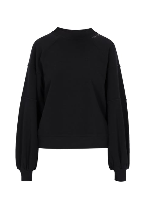 Dreimaster Sweatshirt Damen Schwarz - Image 1
