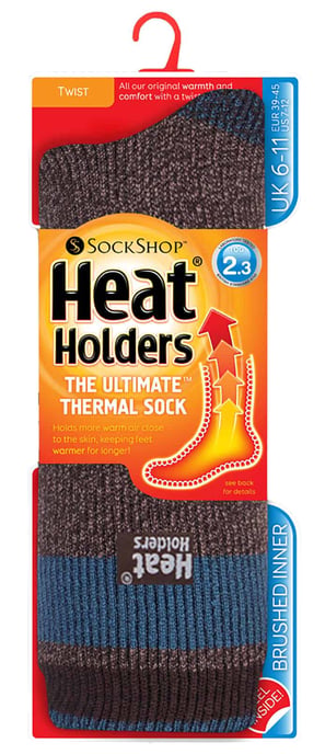 Heat Holders - Herren Thermosocken mit Twist-Muster - Image 2