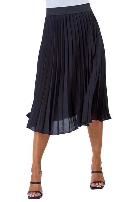 Pleated Midi Skirt