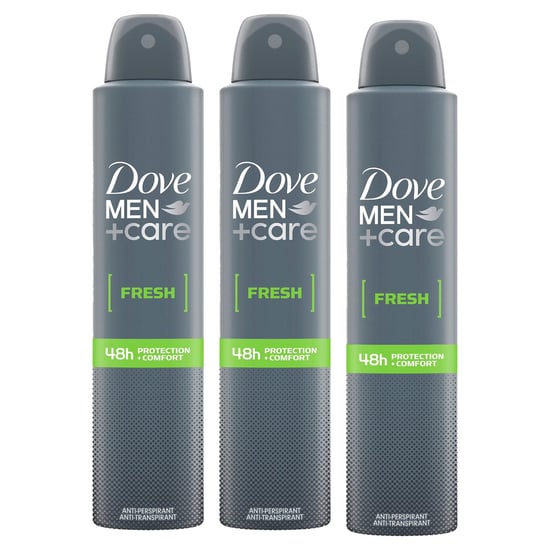 Dove Men+Care Fresh Antiperspirant Deodorant Spray for 48H Protection 200ml, 3pk - Image 1