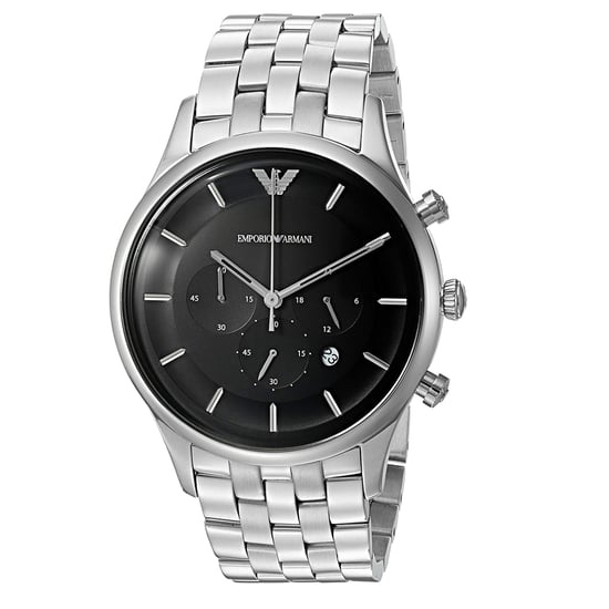 Emporio Armani Herrenuhr Quartz Silber - Image 1