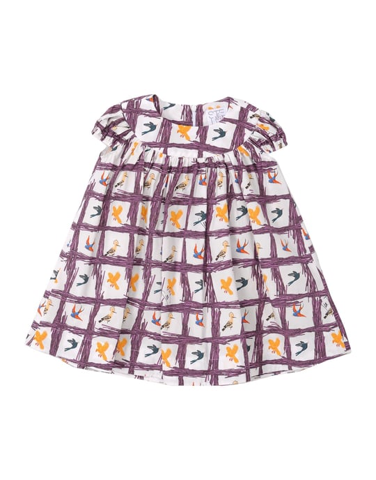 Stella Jean Girls' White Cotton Dress