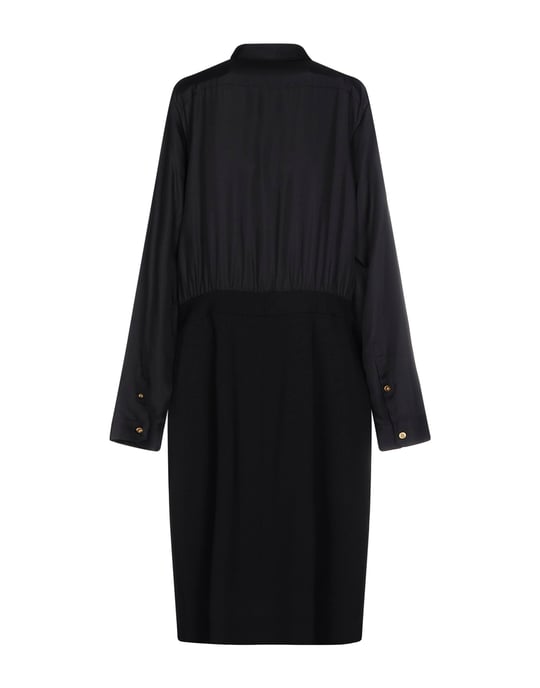 Diane Von Furstenberg Black Silk Dress