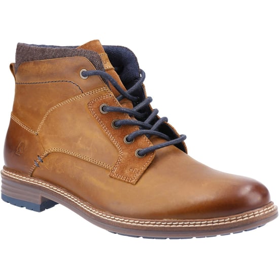 Hush Puppies Joel Leder Herren Stiefel Camel - Image 1