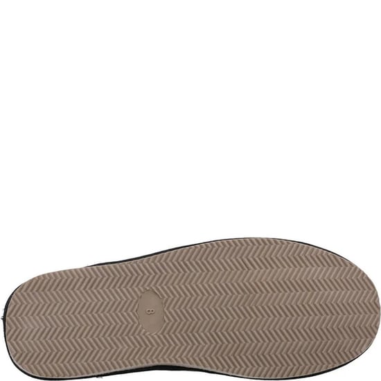 Hush Puppies Herren Coady Leder Hausschuhe (Schwarz) - Image 3