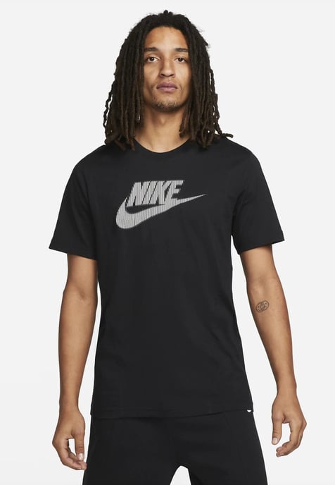 Nike Sportswear Hybrid Herren-T-Shirt in Schwarz - Image 1