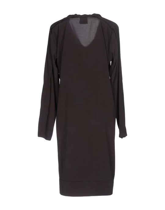 Dress Attic And Barn Dark Brown Women's Silk