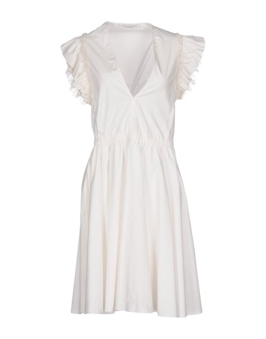 Philosophy Di Lorenzo Serafini White Cotton Short Dress
