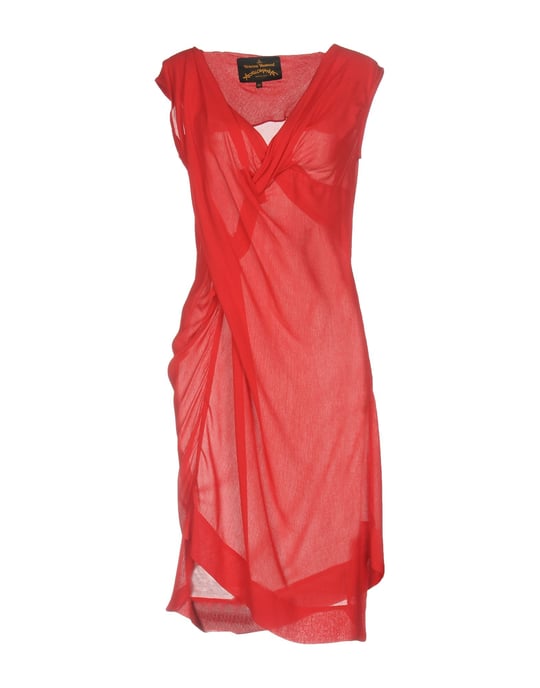 Vivienne Westwood Anglomania Red Crepe Dress