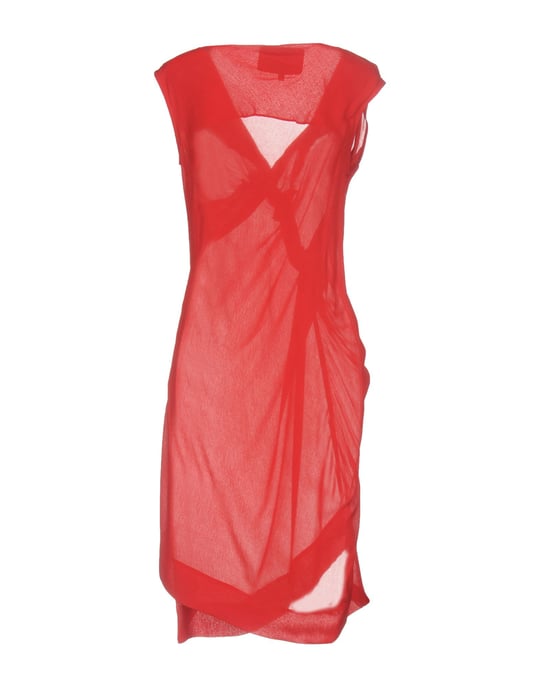 Vivienne Westwood Anglomania Red Crepe Dress