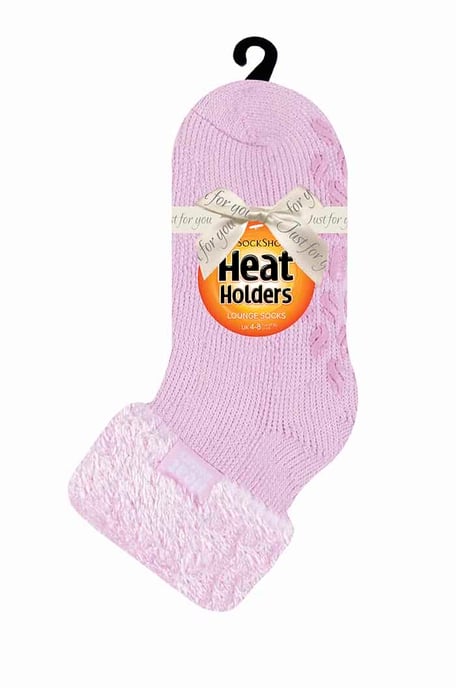 Rutschfeste, niedrig geschnittene Thermo-Slipper-Bettsocken für Damen mit Griffen - Image 2
