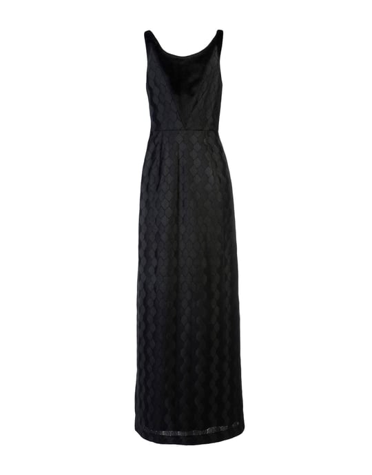 Merchant Archive Black Sleeveless Full Length Dress