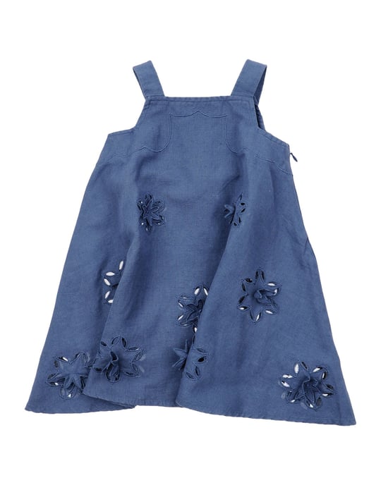 Bodysuits & Sets Stella McCartney Kids' Blue Girls' Linen