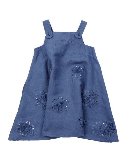 Bodysuits & Sets Stella McCartney Kids' Blue Girls' Linen