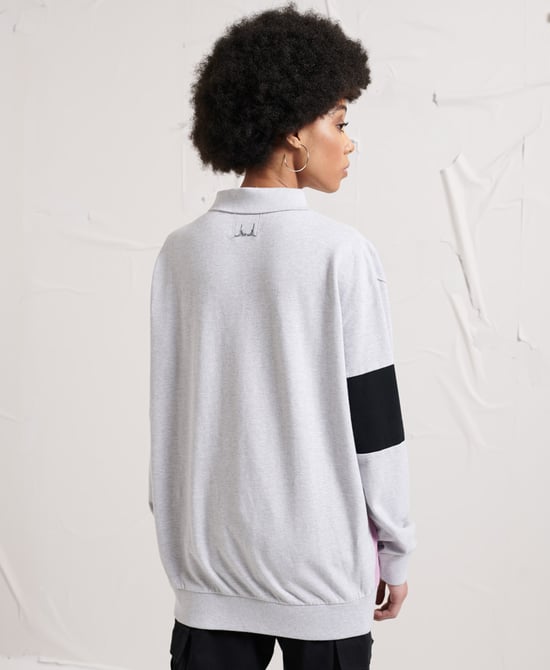 Superdry Energy Dystopia Long Sleeve Polo Shirt