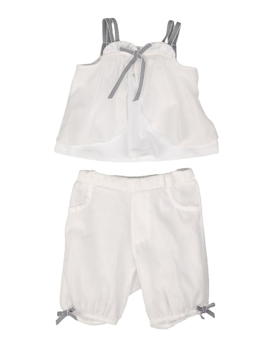 BODYSUITS & SETS Armani Junior White Girl Cotton