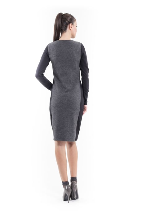 Wool Blend Straight Dress