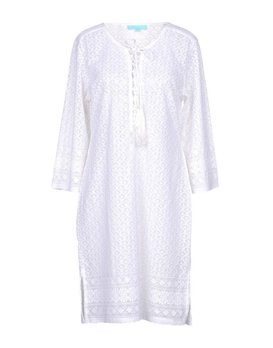 Melissa Odabash White Embroidered Detail Dress
