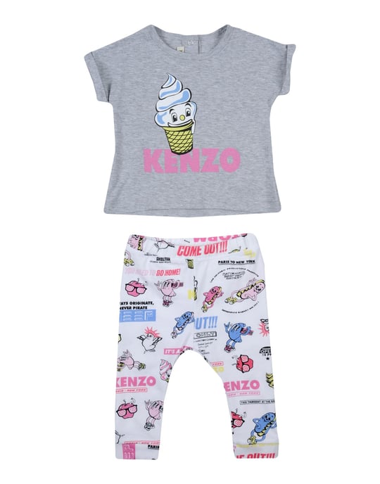 BODYSUITS & SETS Kenzo Grey Girl Cotton