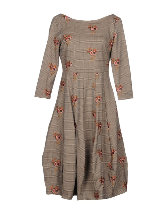 Dress Background Grey Women's Polyester