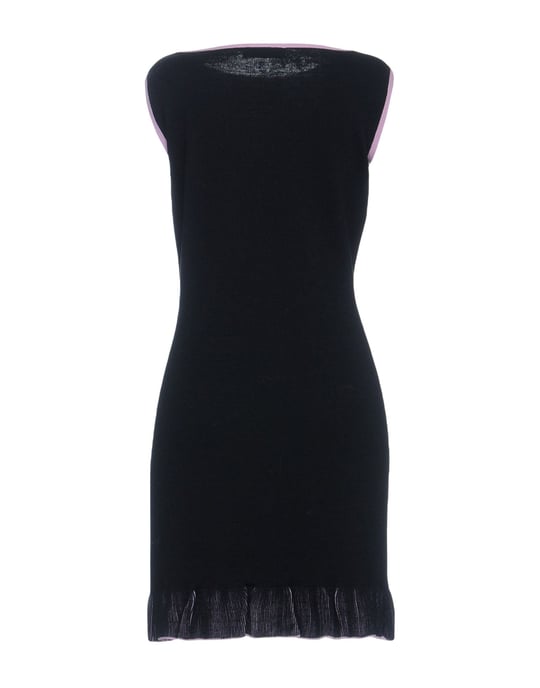 Anna Rachele Black Wool Sleeveless Dress
